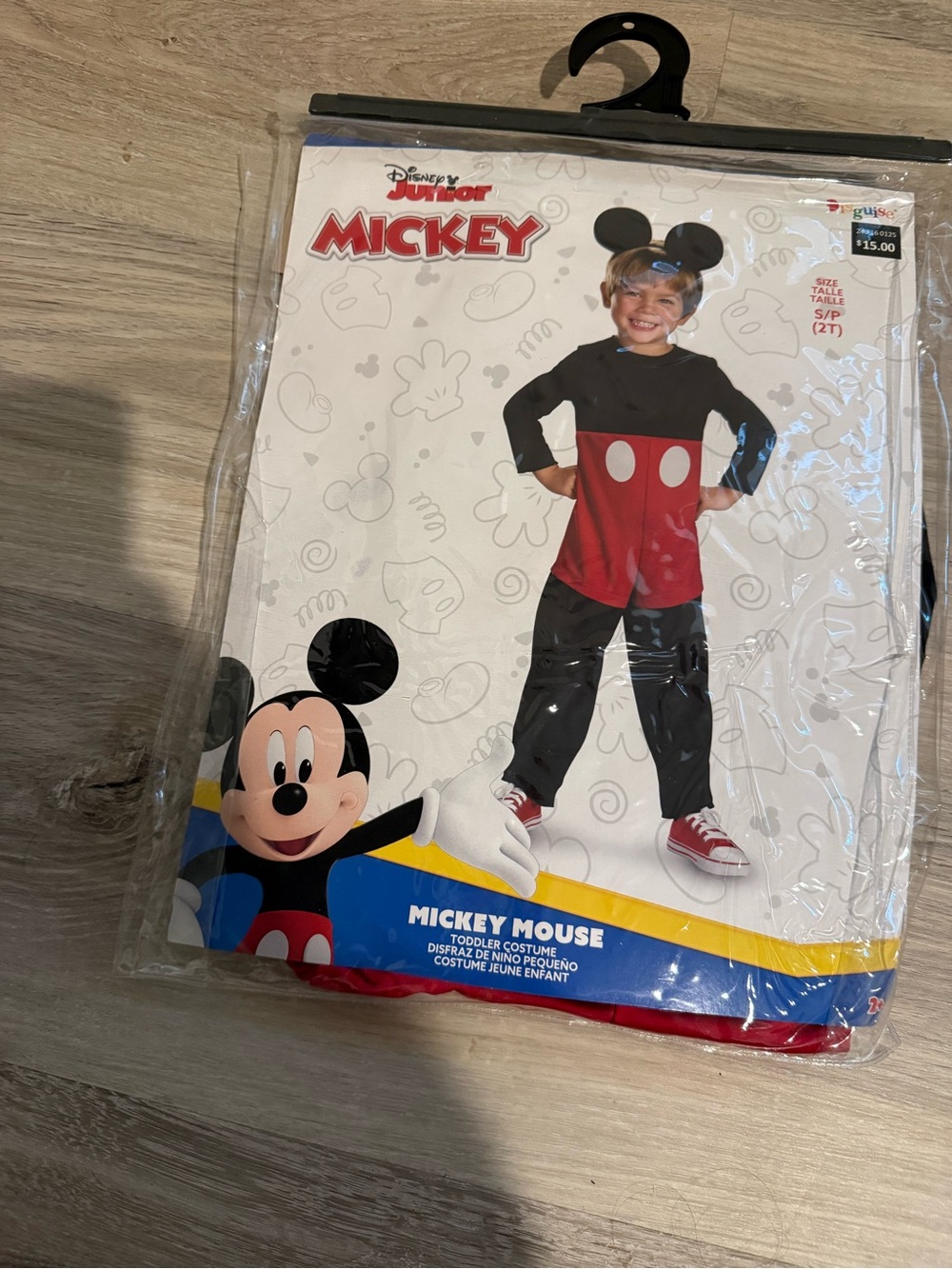 Toddler Mickey Mouse costume. Size 2T from Target.
